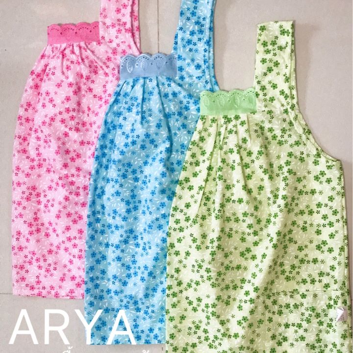 เสื้อคอกระเช้า-ลายดอก-ไซน์m-ไซน์l-ไซน์xl-รหัสb02-คอเหลี่ยมแต่งลูกไม้มีกระเป๋าสองข้าง-สีชมพู-ฟ้า-เขียว