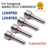 4ชิ้น L244 L244PBD PRD ฉีดดีเซลคู่หัวฉีด L244PRD สำหรับ Ssangyong Actyon Kyron Assy หัวฉีด EJBR04501D 6640170121