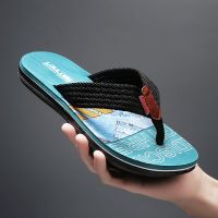 Han edition sandals flip-flops male the new summer 2022 male outdoor leisure beach shoe tide flip-flops wholesale