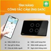 Công tắc thông minh cảm ứng wifi âm tường hunonic điều khiển mọi thiết bị