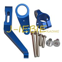 CNC Steering Damper Stabilizer Bracket Mounting For Honda CBR954RR CBR 954 RR 2002-2003 Blue