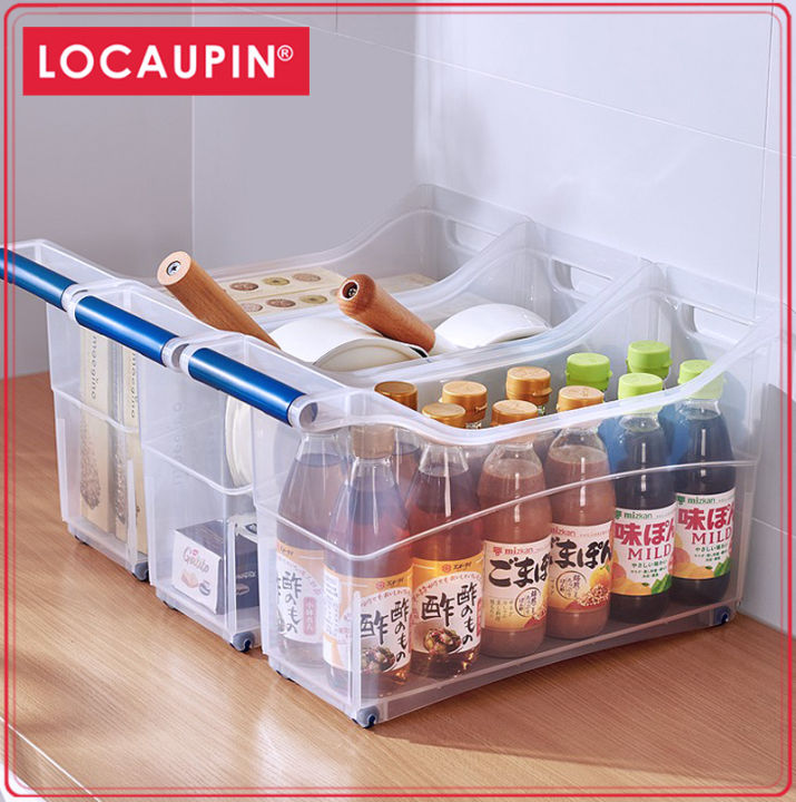 Locaupin Kitchen Storage Cabinet Box Storage Organizers Storage