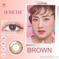 คอนแทคเลนส์  JENETH  BROWN✨ ยี่ห้อ KITTY​ KAWAII ; Color Gary / Brown