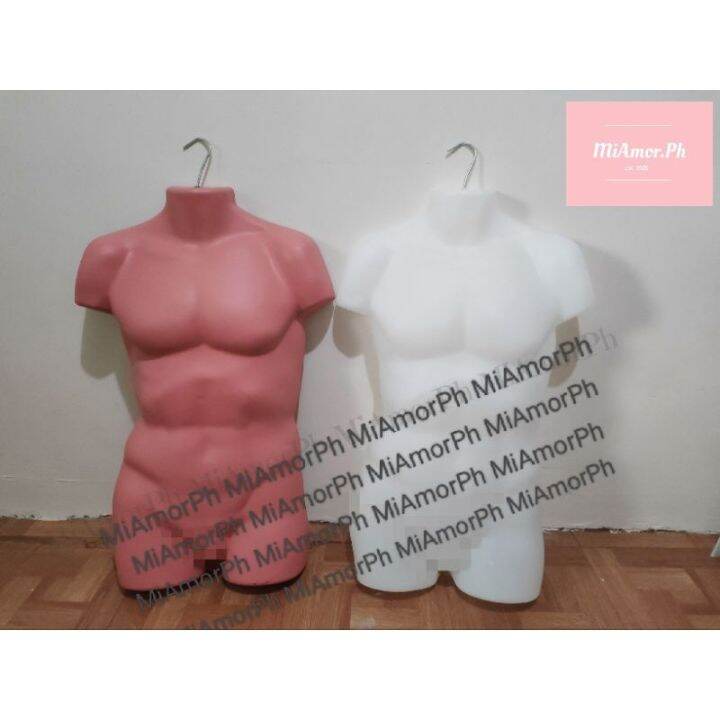 (MALE) STYLE HANGING HALFBODY MANNEQUIN WITH HOOK INCLUDED Lazada PH