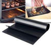 33x40cm Reusable Non-stick BBQ Grill Mat 0.08mm Thick PTFE Barbecue Baking Liners Cook Pad Microwave Oven Tool DropShip