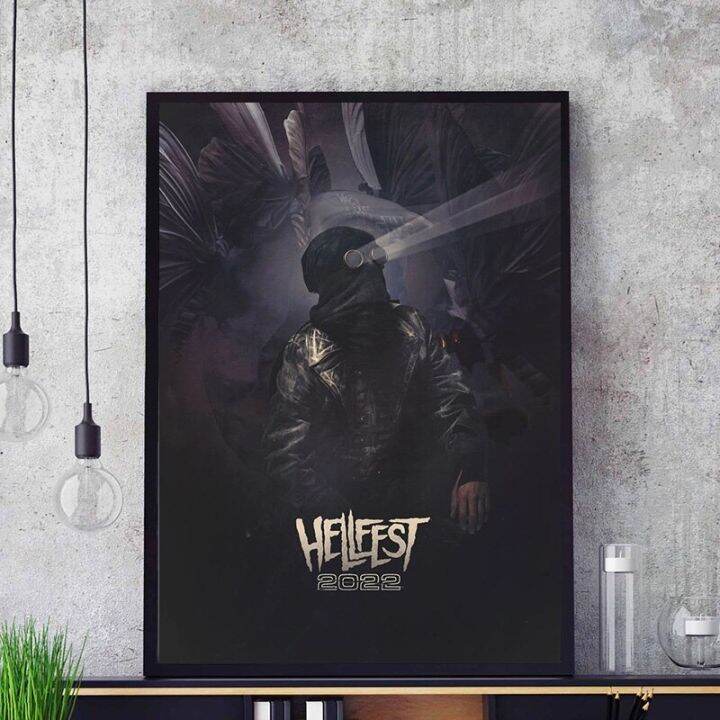 hellfest-lineup-2022-poster-metal-music-festival-wall-art-picture-canvas-hd-print-bedroom-mural-home-decoration-painting-cuadros-wall-d-cor