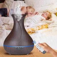 Aromatherapy Humificador Oil Diffuser Ultrasonic Mist Maker Fogger with LED Lamp Wood Grain Air Aroma Humidifier Humificadores