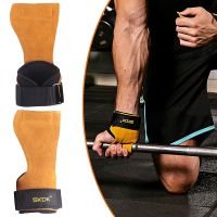 ♠☑ Cowhide Gym Gloves Anti-Skid Weight Power Belt Lifting Wrist Support Workout Fitness Gloves Palm Protection Gym Accessories