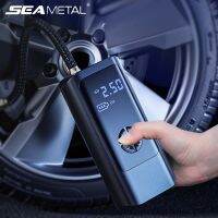 ❣✜▫ SEAMETAL 8000mAh Wireless Wired Portable Car Air Compressor 12V 150PSI Electric Tire Inflator Pump for Car Motorcycle Balls