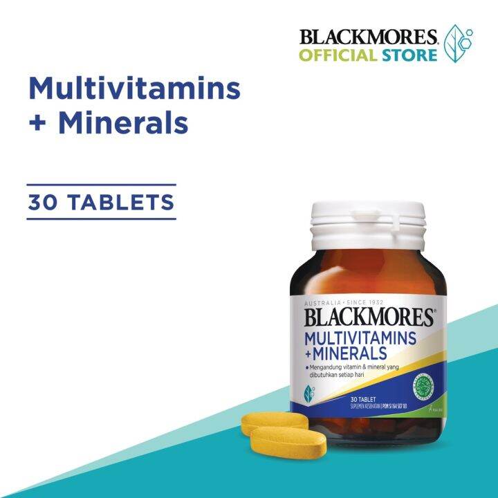 Blackmores Multivitamins + Minerals 1 Tablet Sehari Isi 30 Tablet