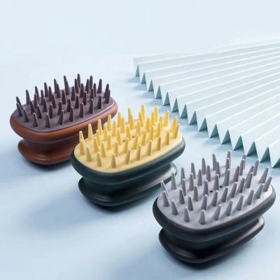 ‘；【。- Silicone Hair Washing Brush Massage Brush  Hair Washing Tool Shampoo Comb Head Brush Scalp Scratcher Shampoo Brush