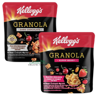 Kelloggs เคลล็อกส์ กราโนลา ขนาด 40g. อาหารเช้า ซีเรียลธัญพืช 2 รสชาติ