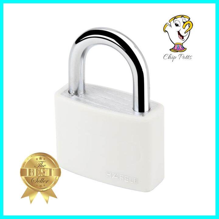 กุญแจสปริง-abus-hafele-482-01-852-40-มม-สีขาวkeyed-padlock-abus-hafele-482-01-852-40mm-white-หมดแล้วหมดเลย