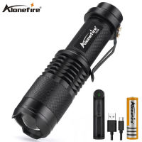 Alonefire SK98 CREE XM-L2 5โหมดไฟฉายLED 18650แบบพกพาไฟฉายโคมไฟกันน้ำแฟลช