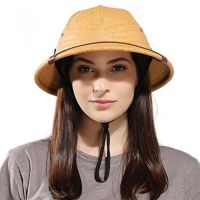 Parent-child Vietnam Toquilla Straw Helmet Pith Sun Hat For Boy Girl War Army Hat British Explorer Hat Safari Jungle Miners CapTH