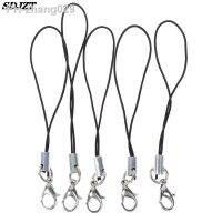 10Pcs Lanyard keychain for USB flash drive strap string black