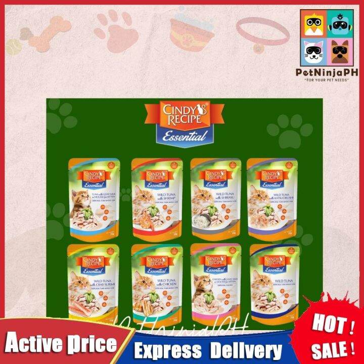 Cindy’s Recipe Essential Cat Food Pouch 70g Lazada PH