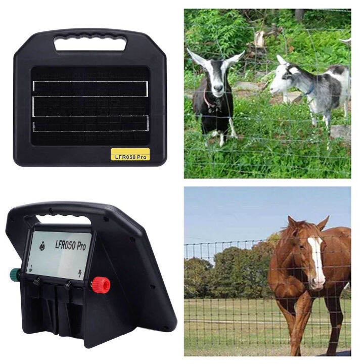 Solar Electric Fence Energizer Solar Fence Controller 30 Miles IP65