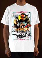 The Last Stand Movie Poster Ver. 1 T-Shirt Arnold Schwarzenegger Cotton Men Basic Tops Fitness T-Shirt S-4XL-5XL-6XL