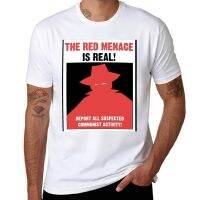 เสื้อยืด The Red Menace โปสเตอร์โฆษณาชวนเชื่อแห้งเร็ว