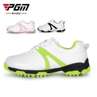 PGM Childrens Golf Shoes Boys and Girls Golf Shoes Waterproof and Non-Slip Sneakers Shoes