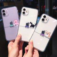 【cold noodles】ความคิดสร้างสรรค์การ์ตูนตลก Smallanimal เคสโทรศัพท์สำหรับ iPhone 12 11Pro Max X XS XR 7 8 Plus SE 2020นุ่มโปร่งใสฝาหลัง