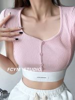 2023 Summer Women Patchwork Crop Tops O-neck Short Sleeve Tight Sexy Tee Hot Girls Harajuku Vintage T-shirt Streetwear Clubwear