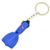 ของเล่นที่ยอดเยี่ยมMini Scuba Flipper Key Chainครีบดำน้ำพวงกุญแจที่ยึดพวงกุญแจจี้เครื่องประดับมือจับมีซิป1【cod】