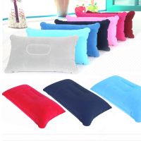 ✑ 1Pcs Inflatable Pillow Travel Air Cushion Camping Beach Car Head Rest Support