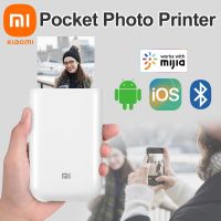 ใหม่2022ทุกรุ่น Xiaomi ใหม่เครื่องพิมพ์บลูทูธขนาดเล็กแบบพกพา Mi ZINK 300Dpi ภาพถ่ายกระเป๋า AR วิดีโอแบบ DIY สติกเกอร์พิมพ์สี