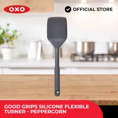 OXO Good Grips Silicone Everyday Flexible Turner, Peppercorn