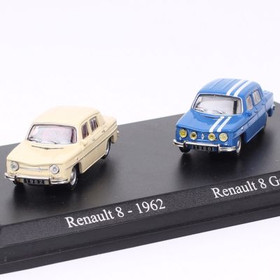 โมเดลเรโนลต์เรโนลต์8 1962 1/87ที่มีเกล็ดเล็กๆ1966 Gordini 8และคอลเลกชันของเล่นโมเดลรถยนต์ขนาดเล็ก