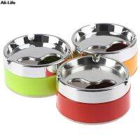 1pc Red Green Orange Detachable Rotatable Lid 360 Degree Free Rotation Stainless Steel Corrosion Resistance Cigarette Ashtray