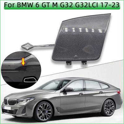 ปกสำหรับ BMW ฝาปิดกันชนหลังตะขอลากจูง6พรมปูพื้นรถยนต์ G32 G32LCI 2017-2023คุณภาพสูงฝาพ่วงทาสี