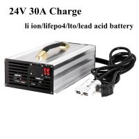 24V 30A อุปกรณ์ชาร์จอัจฉริยะ8S 29.2Vlifepo4 7S 29.4V Li Ion 10S 28V LTO 24V 320ah แบตเตอรี่ตะกั่วกรดอุปกรณ์ชาร์จอัจฉริยะ200ah 300ah สเก็ตบอร์ดนันทนาการกลางแจ้งชิ้นส่วน