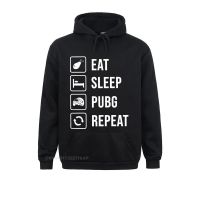 Eat Sleep PUBG Repeat Harajuku Hoodies Winner Winner Chicken Dinner Long Sleeve High Quality Cotton Clothing Tops Man Size XS-4XL