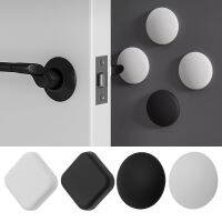 ∋ 3pcs Silicone Door Stopper Non Punching Anti-Collision Home Self Adhesive Door Wedge Block Wall Protector Baby Safety Daily Tool