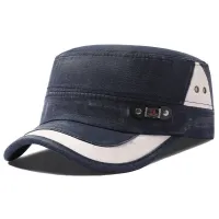 Flat Hat Man Spring Air Is Prevented Bask In Cap Simple Pure Color Recreational Fishing Joker Hat Out Exercise