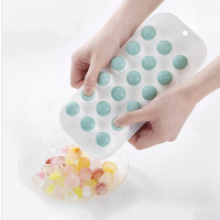 18 Grid Food Grade Silicone Ice Tray Home DIY Ice Cube Mold Square Shape Ice Cream Maker Kitchen Bar Accessories