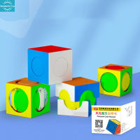 WT【Fast Kontaktianyuan Magic Cube 3X3X3 Smooth Puzzle Special-Shaped Speed Cube สำหรับผู้เริ่มต้นพร้อมกวดวิชา1【cod】