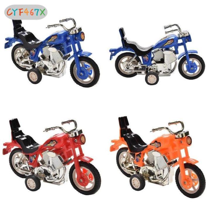 cyf-kids-toys-hotwheels-มอเตอร์ไซค์คันเล็กยานพาหนะของเล่นจำลองน่ารักดึงกลับรถของขวัญสำหรับเด็กผู้ชาย