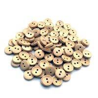 【CW】 100/200/500PCS 12mm Oval Size 2 Hole Wood Buttons Clothing Sewing Scrapbooking Card Making SC265