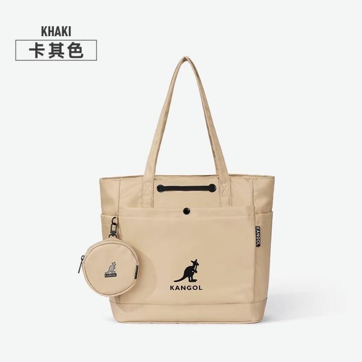 counter-discount-korean-authentic-kangol-kangaroo-tote-bag-female-large-capacity-postgraduate-entrance-examination-bag-computer-shoulder-bag