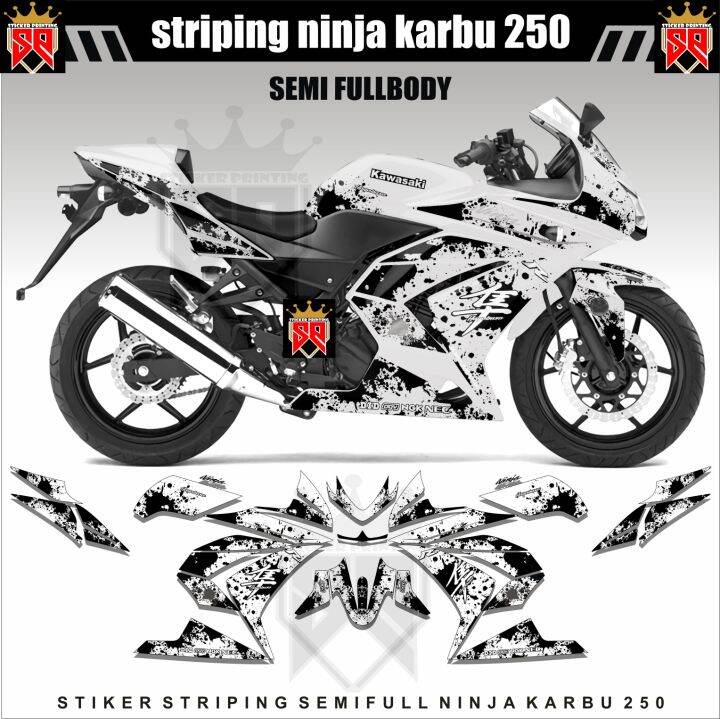 striping-variasi-ninja-250-carbu-decal-sticker-ninja-karbu-250