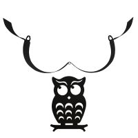 Black Iron Owl Toilet Paper Holder Wall-Mounted Paper Roll Kitchen Bathroom