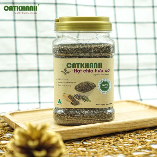 Hạt chia catkhanh organic hỗ trợ quá trình ăn kiêng detox - ảnh sản phẩm 7