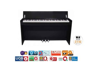 Caviar เปียโนไฟฟ้า 88 คีย์ Digital Piano 88 Key รุ่น RP-28 สีดำฟรีเก้าอี้