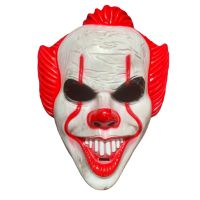 Halloween clown back soul night hot sale party horror scary escape room real NPC clown mask