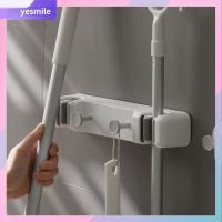 YESMILE 1 Pcs ซิลิกาเจล ที่จัดเก็บซักรีด สีขาวขาว เอบีเอสเอบีเอส ที่ยึดไม้กวาด ง่ายต่อการใช้ ความจุแบริ่งที่แข็งแกร่ง ที่ยึดไม้ถูพื้นติดผนัง ห้องน้ำในห้องน้ำ