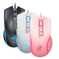 7 Keys Wired Gaming Mouse Colorful Luminous Game Office Ergonomics Adjustable 3600 DPI Mice for PC Computer Laptop Windows Mac